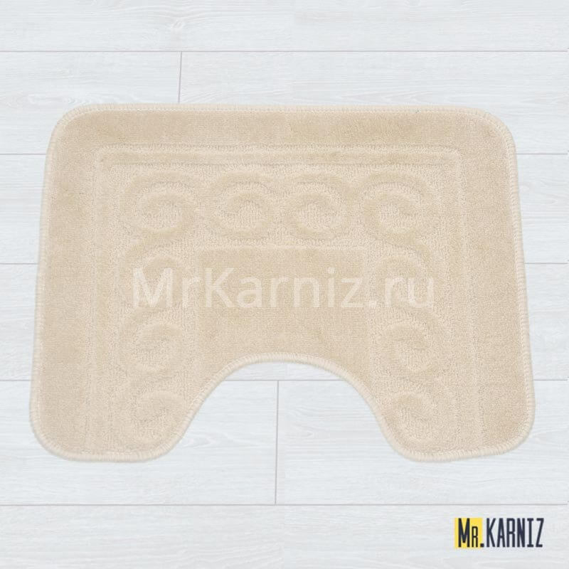 Коврик в туалет ТН бежевый Коврик в туалет ТН бежевый
