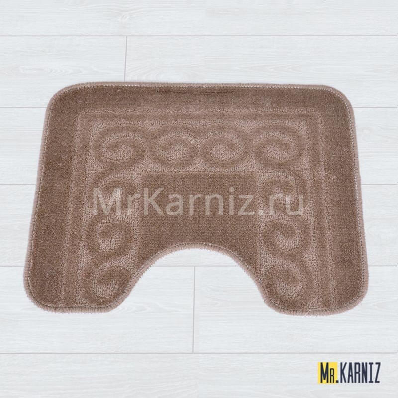 Коврик в туалет ТН коричневый Коврик в туалет ТН коричневый