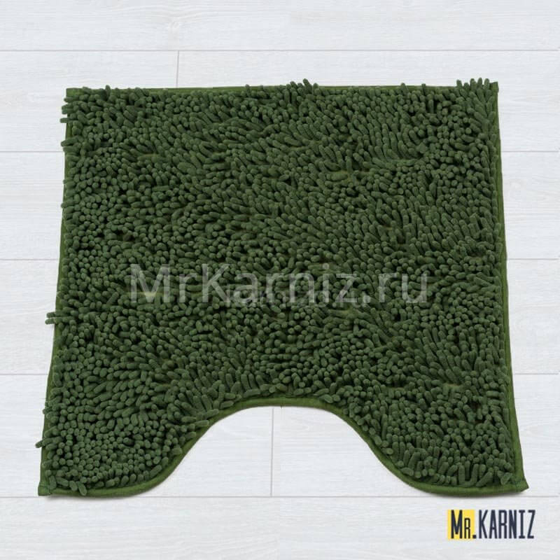 Коврик для туалета Люкс зеленый Коврик для туалета Люкс зеленый