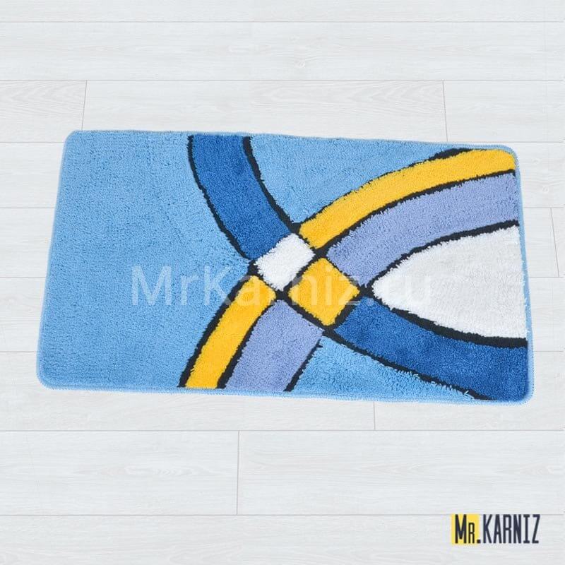 Коврик в ванную Мозаика синий Коврик в ванную Мозаика синий