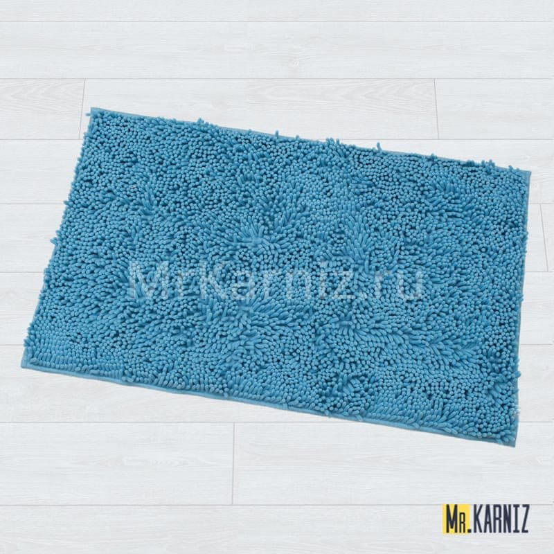 Коврик для ванной Люкс голубой Коврик для ванной Люкс голубой